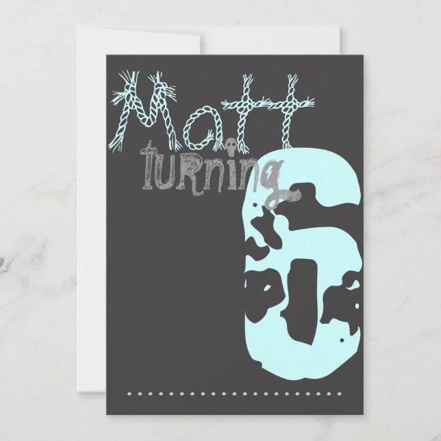 Convite de Aniversário para Garota e Ginástica (Frente)