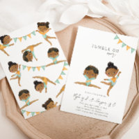 Convite de Aniversário para Ginástica Conjunta | I