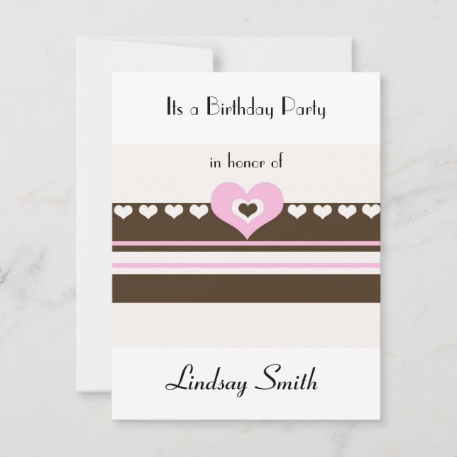 Convite de Aniversário para Greve de Castanho e Ro (Frente)