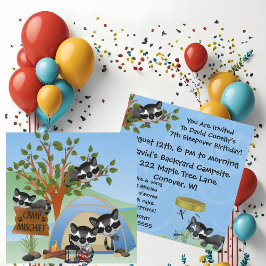 Convite de Aniversário para Mal-Chefe de Campo