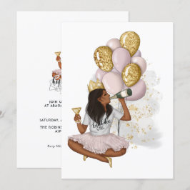 Convite De Aniversário Para Menina Do Melhor Dia