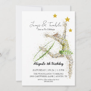 Convite de Aniversário para Menina Elegante