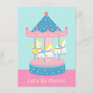 Convite de Aniversário para Merry Go Round, Carros
