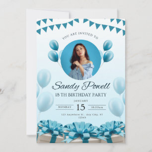Convite de Aniversário para Modelo de Partido Edit