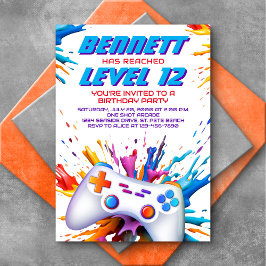 Convite de Aniversário para Nível Superior do Joga
