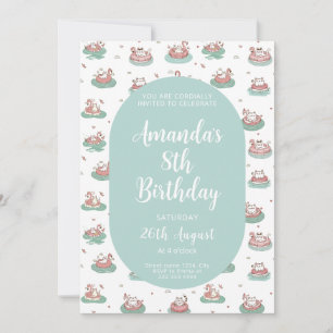 Convite de Aniversário para Pastel Cat - Festa de 