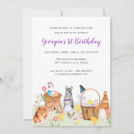 Convite de Aniversário para Pequeno Primavera Gree