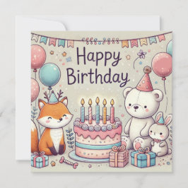 Convite de Aniversário para Pet Pals
