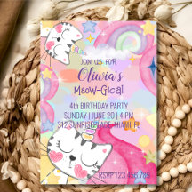 Convite de aniversário para pipocas