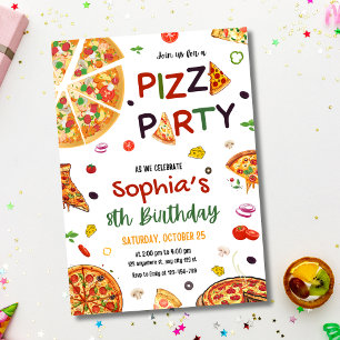 Convite de aniversário para Pizza Party, Aniversár