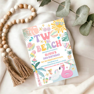 Convite de Aniversário para Praia Tropical