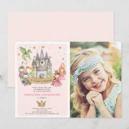 Convite de aniversário para Princesas e Garotas de