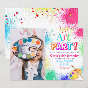 Convite de Aniversário para Qualquer Festa de Fes