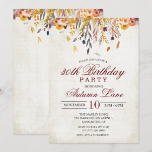 CONVITE DE ANIVERSÁRIO PARA QUALQUER IDADE - Outon