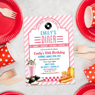 Convite de Aniversário para Qualquer Idade - Resta