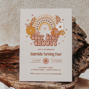 Convite de Aniversário para Quatro Pessoas