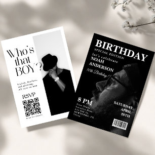 Convite de Aniversário para Revista Editorial Sofi