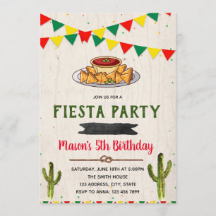 Convite de aniversário para tema Fiesta