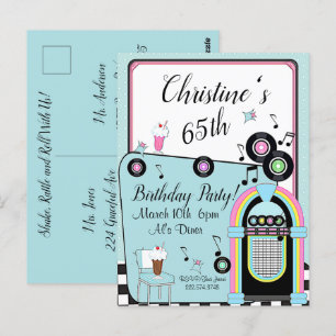 Convite de Aniversário para Todas as Idades, Lanch