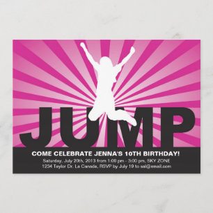 Convite de aniversário para uma garota