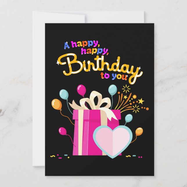 Convite de Aniversário Para Você (Frente)