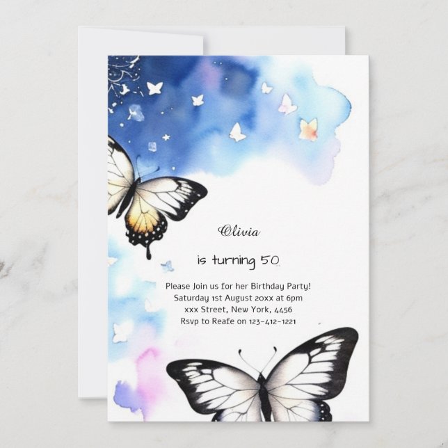 Convite de Aniversário Personalizado (Frente)