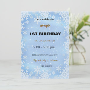 convite de aniversário personalizado