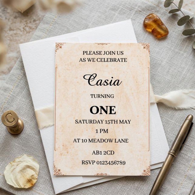 Convite de Aniversário Personalizado (Criador carregado)