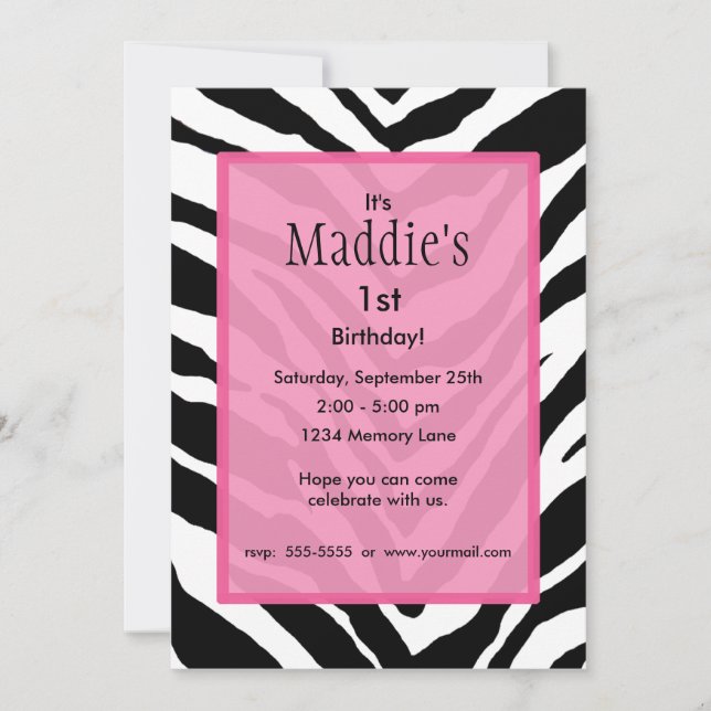 Convite de Aniversário Personalizado (Frente)