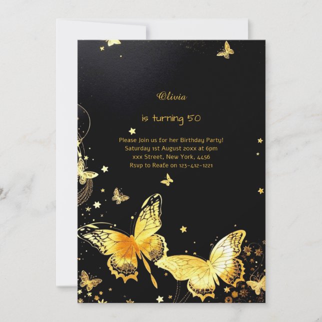 Convite de Aniversário Personalizado (Frente)