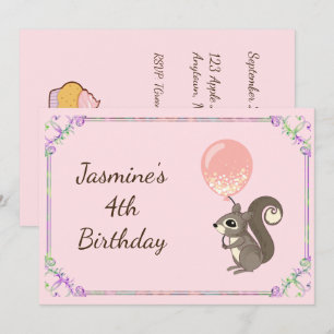 Convite de Aniversário Personalizado Adorável
