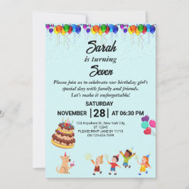 Convite de Aniversário Personalizado com Design Co