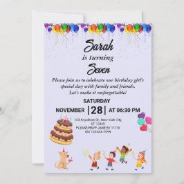 Convite de Aniversário Personalizado com Design Co