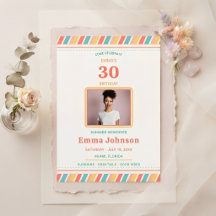 Convite de Aniversário Personalizado com Foto, Imp