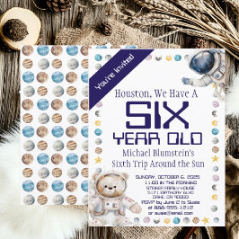 Convite de Aniversário Personalizado com Idade par