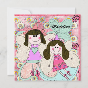 Convite de Aniversário Personalizado da Fada Princ