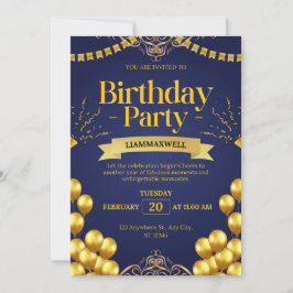 Convite de Aniversário Personalizado De Berry | Ed