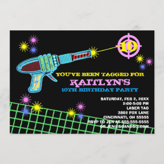 Convite de aniversário Personalizado de Etiqueta a