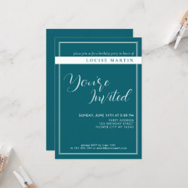 Convite de Aniversário Personalizado de Gasolina P