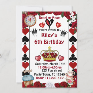 Convite de aniversário personalizado Descendentes 