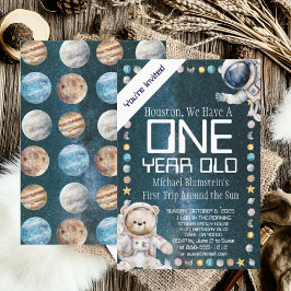 Convite de Aniversário Personalizado Idade Espaço 