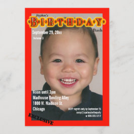 Convite de Aniversário Personalizado no Estilo de