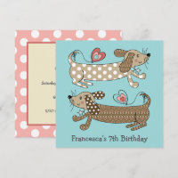 Convite de Aniversário Personalizado para Canina d