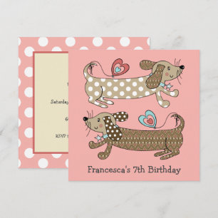 Convite de Aniversário Personalizado para Canina d