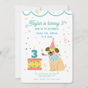 Convite de Aniversário Personalizado para Crianças
