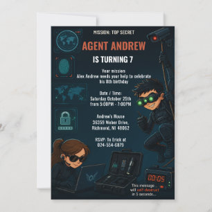 Convite de Aniversário Personalizado para Festa de