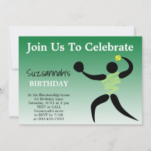 Convite de Aniversário Personalizado para Meninas 