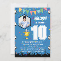 Convite de Aniversário Personalizado para Meninos 