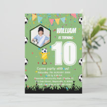 Convite de Aniversário Personalizado para Meninos 