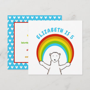 Convite de Aniversário Personalizado para Urso Pol